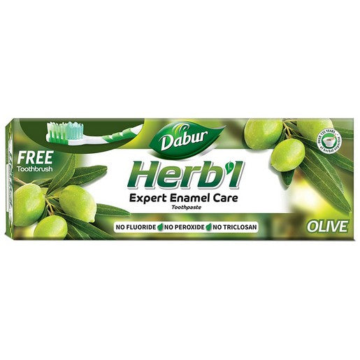 Dabur Herb'l Toothpaste ( Free Toothbrush ) 150g