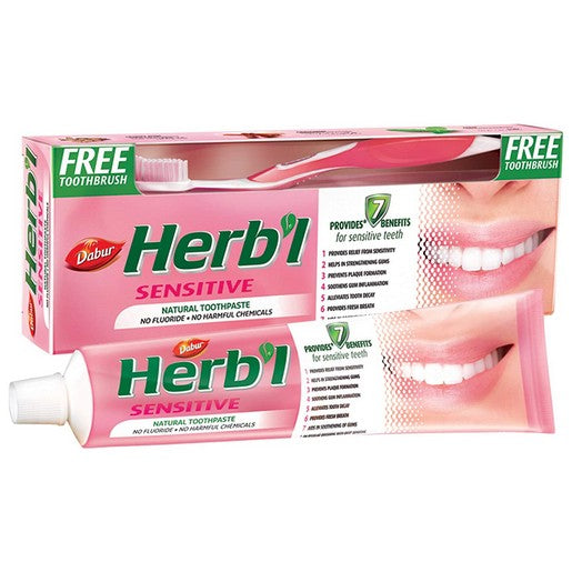 Dabur Herb'l Toothpaste ( Free Toothbrush ) 150g