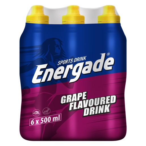 Energade Sports Drink 6 x 500ml