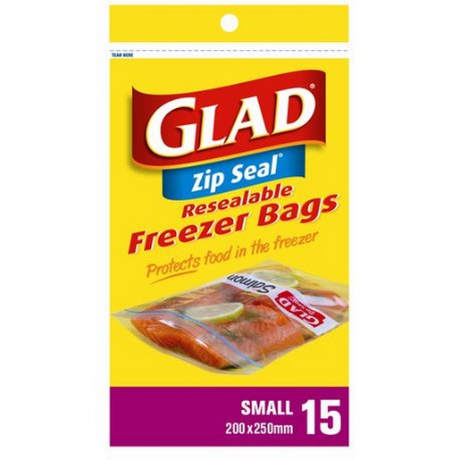 Glad Zipseal Bags Small 15's