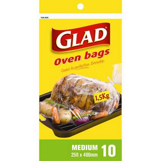 Glad Oven Bags 10's