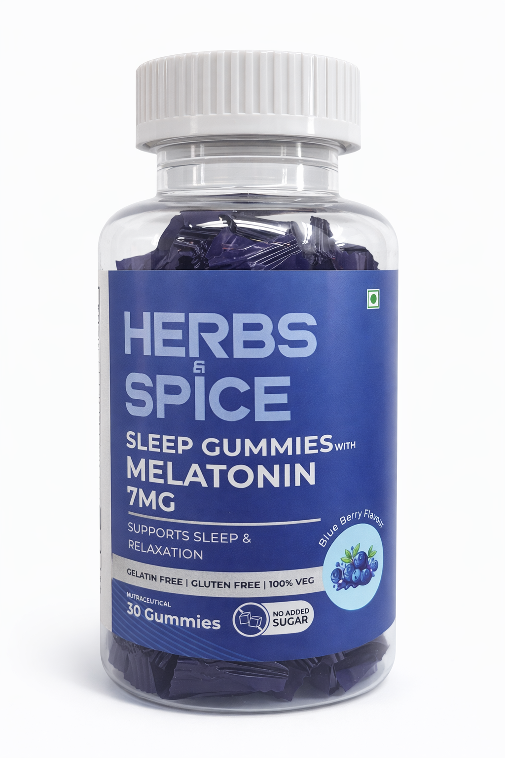 HERBS & SPICE Sleep Gummies MELATONIN 7MG (30 Gummies)