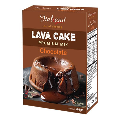 ITALIANO Lava Cake Premium Mix Chocolate 200gm