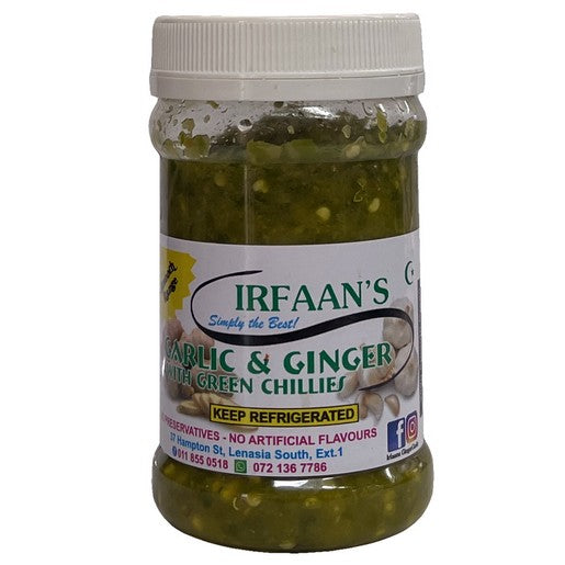 Irfaan's Garlic & Ginger with Green Chillies Paste
