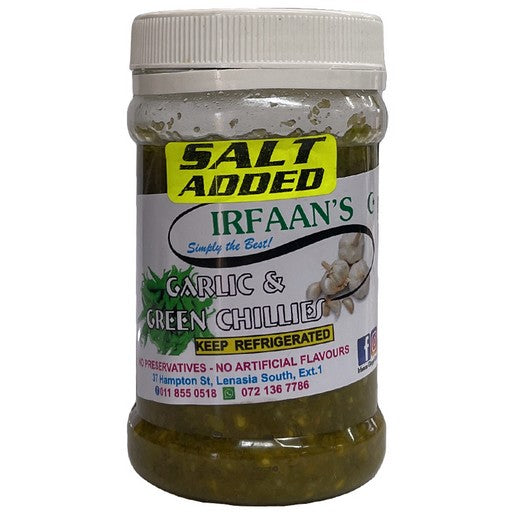 Irfaan's Garlic & Green Chillies Paste