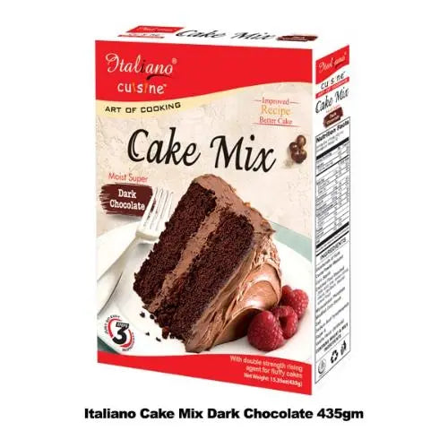 ITALIANO Cake Mix Dark Chocolate 435gm