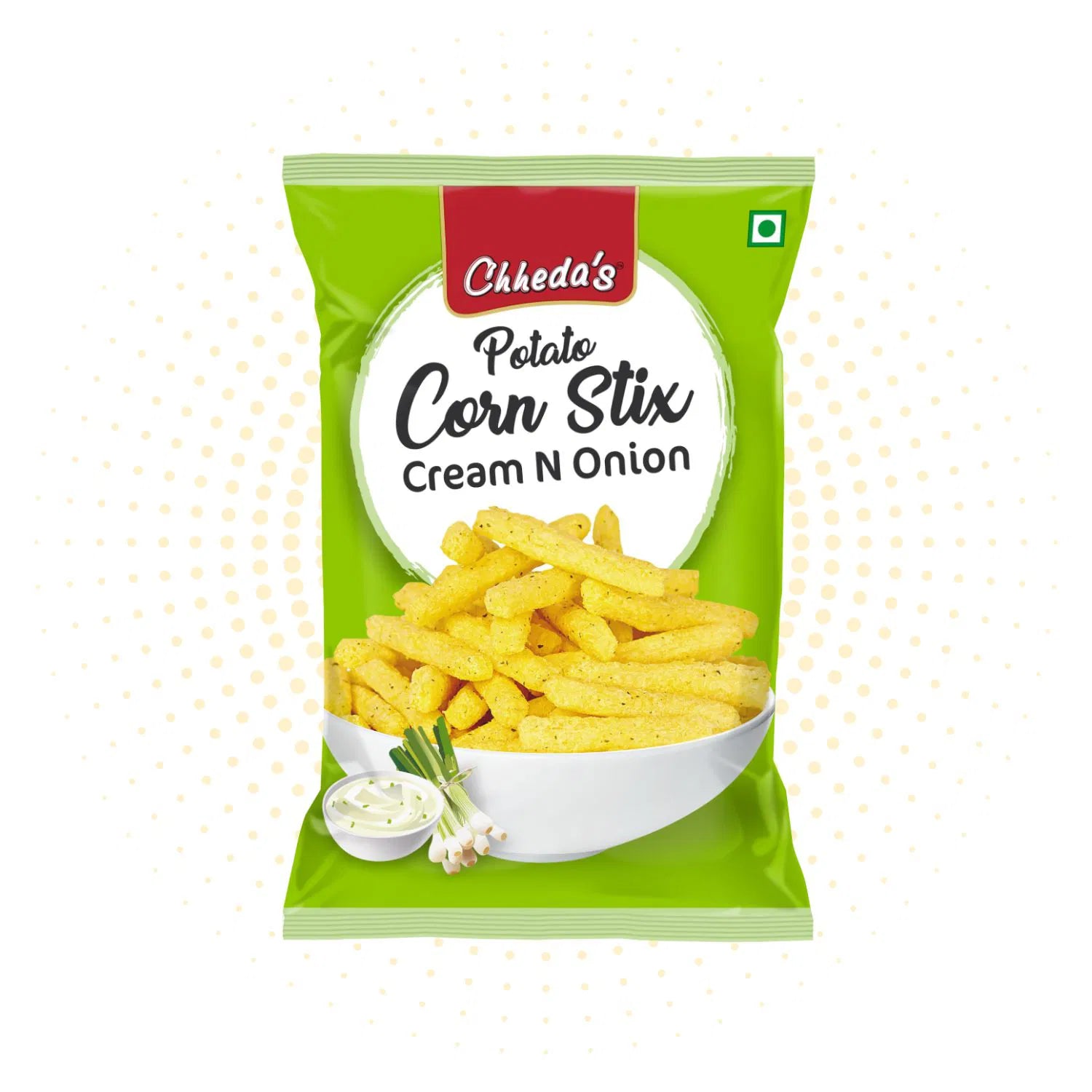 Chheda's Corn Stix cream N Onion 50g