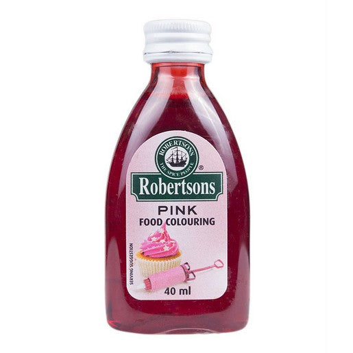 Robertsons Pink Food Colouring 40ml