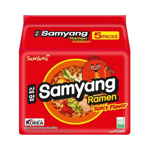 Samyang Spicy Ramen Flavour (120g x 5)