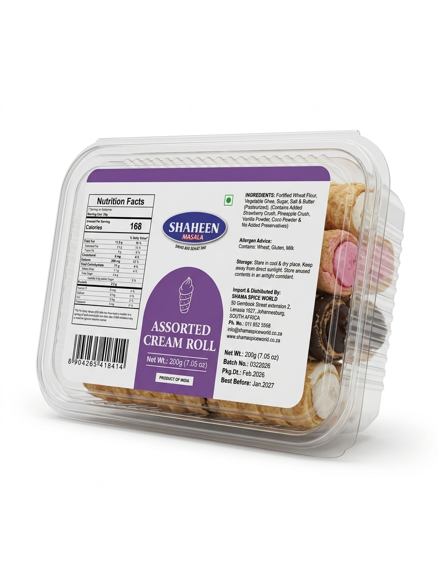 SHAHEEN Cream Roll Assorted 200g