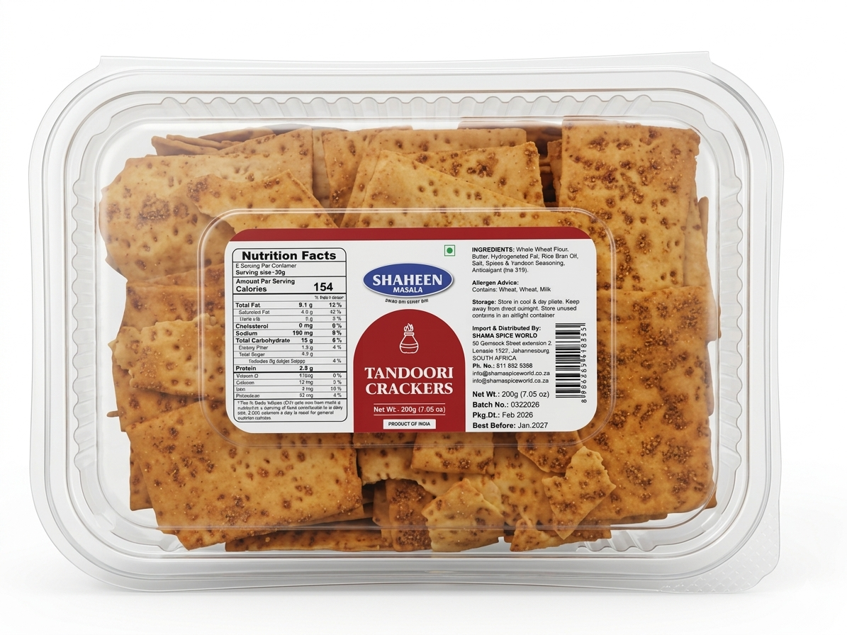SHAHEEN Tandoori Crackers 200g