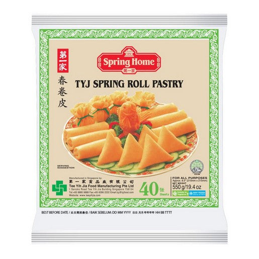 Spring Home TYJ Spring Roll Pastry 40 Sheets 550g