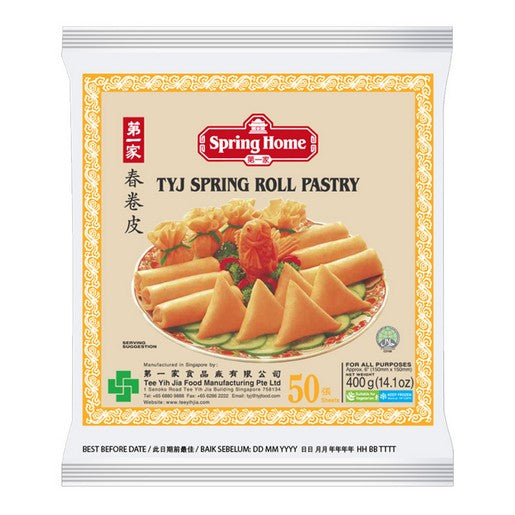 Spring Home TYJ Spring Roll Pastry 50 Sheets 400g