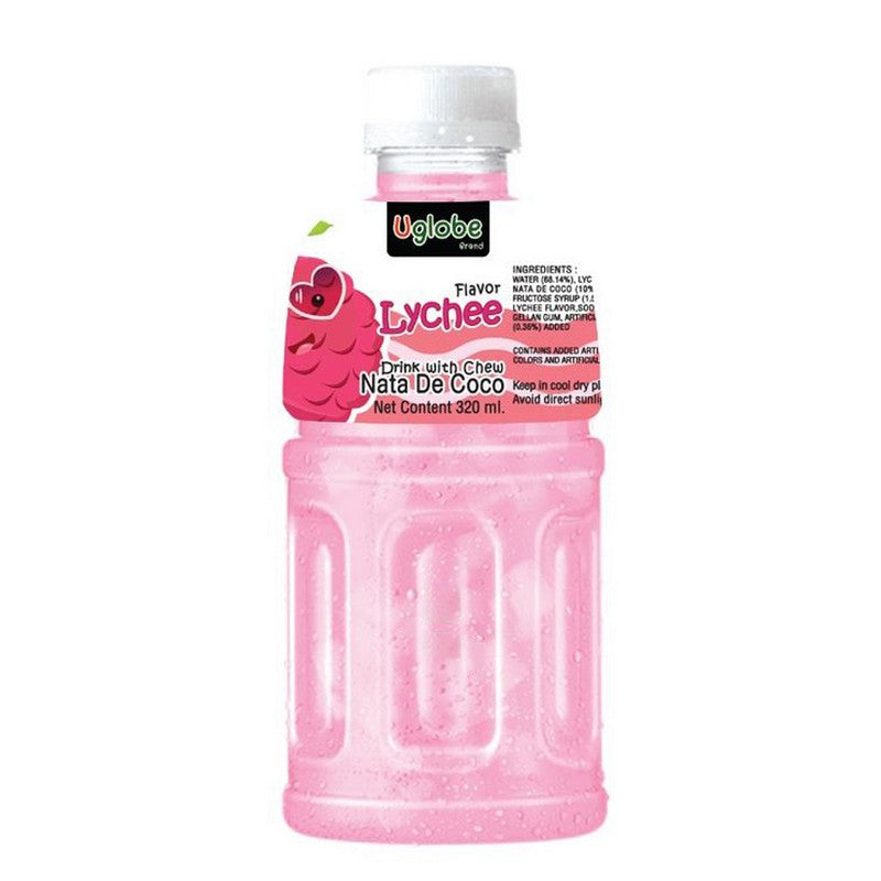 U Globe Nata De Coco Lychee Drink 320ml