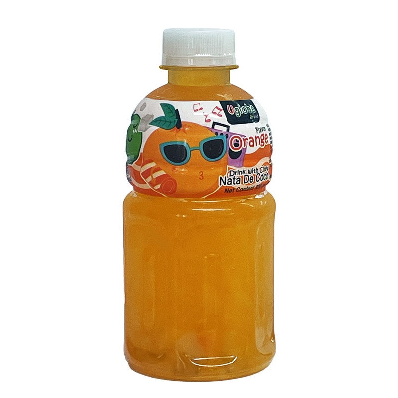 U Globe Nata De Coco Orange Drink 320ml