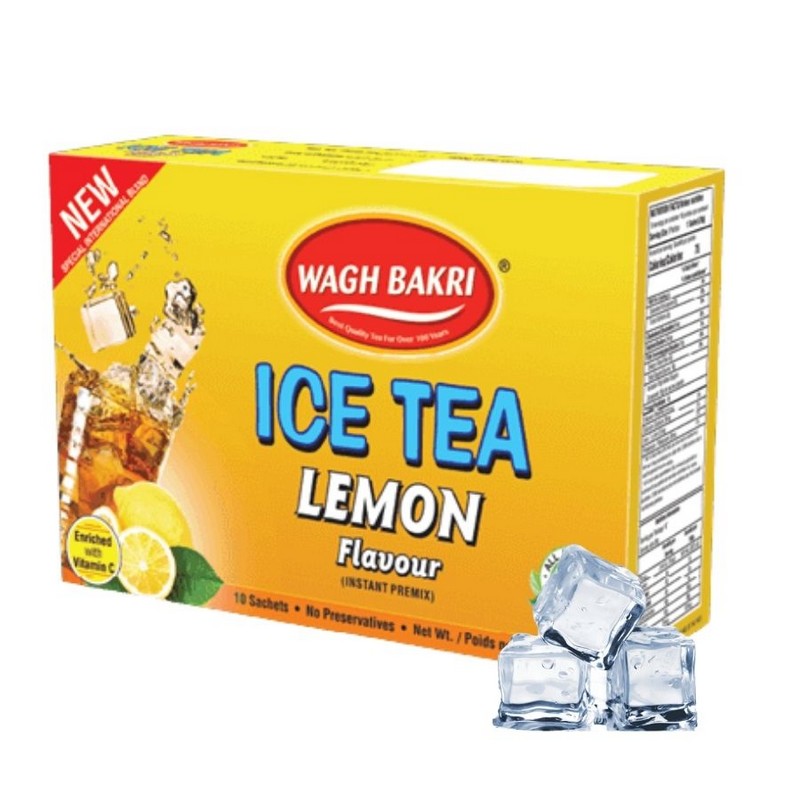 Wagh Bakri Instant Ice Tea Lemon Flavour 10s